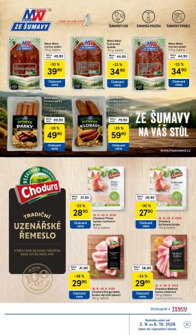 aktuální leták Tesco 16.9.2026-22.9.2026