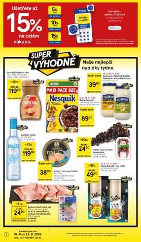 aktuální leták Tesco 16.9.2026-22.9.2026