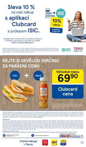 aktuální leták Tesco 16.9.2026-22.9.2026