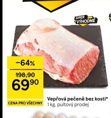 Vepřová pečeně bez kosti