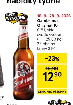 Gambrinus Originál 10