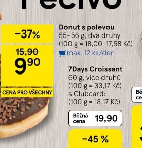 Donut s polevou 55–56 g