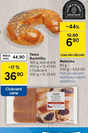 Tesco Buchtičky 360 g