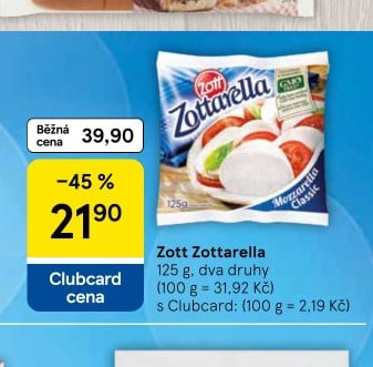 Zott Zottarella 125 g