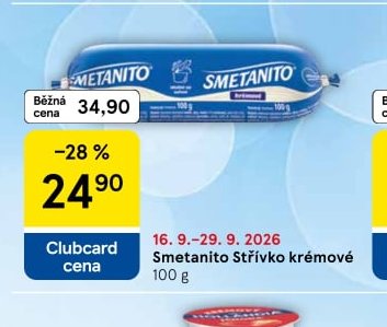 Smetanito Střívko krémové 100 g