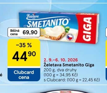 Želetava Smetanito Giga 200 g