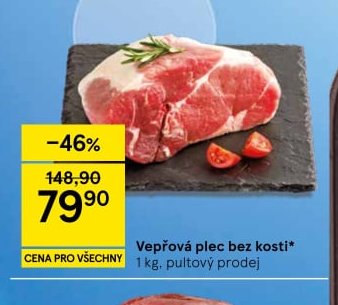 Vepřová plec bez kosti