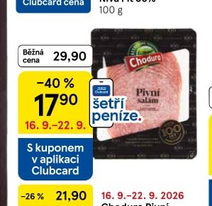Chodura Pivní salám