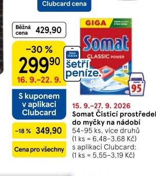 Somat Čisticí prostředek do myčky na nádobí