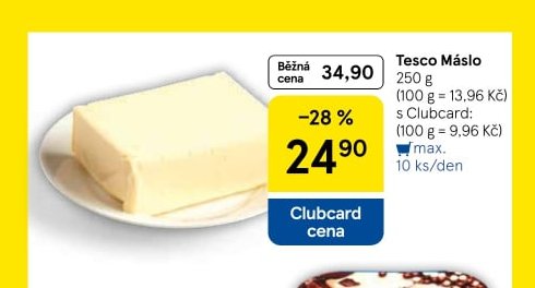 Tesco Máslo