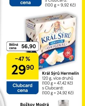Král Sýrů Hermelín