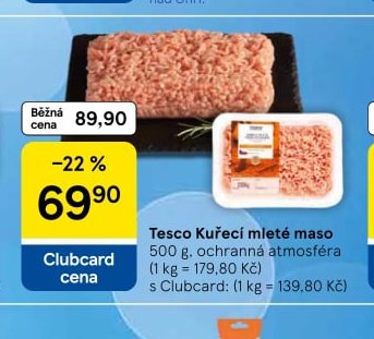 Tesco Kuřecí mleté maso