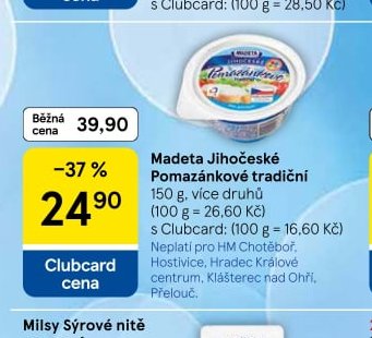 Madeta Jihočeské Pomazánkové tradiční 150 g