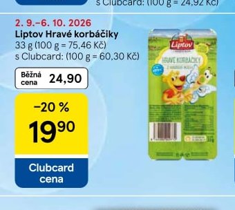 Liptov Hravé korbáčiky 33 g