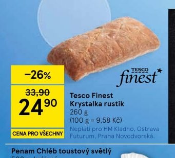 Tesco Finest Krystalka rustik