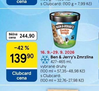 Ben & Jerry's Zmrzlina