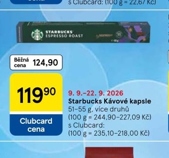 Starbucks Kávové kapsle
