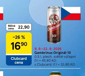 Gambrinus Originál 10