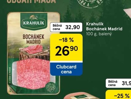 Krahulík Bochánek Madrid 100 g, balený