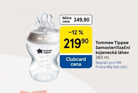 Tommee Tippee Samosterilizační kojenecká láhev 260 ml