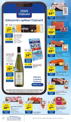 aktuální leták Tesco 16.9.2026-22.9.2026