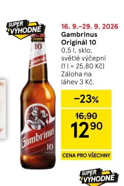 Gambrinus Originál 10