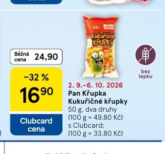 Pan Křupka Kukuřičné křupky