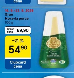 Gran Moravia porce 100 g