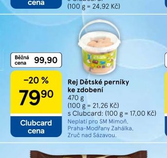 Rej Dětské perníky ke zdobení 470 g