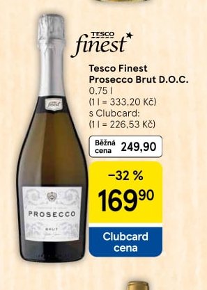 Tesco Finest Prosecco Brut D.O.C.