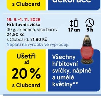 Hřbitovní svíčka 30 g