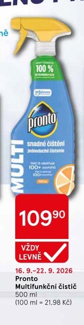 Pronto Multifunkční čistič