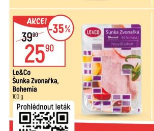Le&Co Šunka Zvonařka, Bohemia