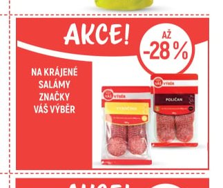 NA KRÁJENÉ SALÁMY ZNAČKY VÁŠ VÝBĚR