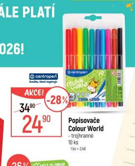 Popisovače Colour World