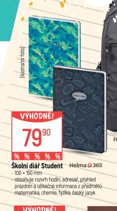 Školní diář Student Helma 365 - Globus aktualniletaky.eu