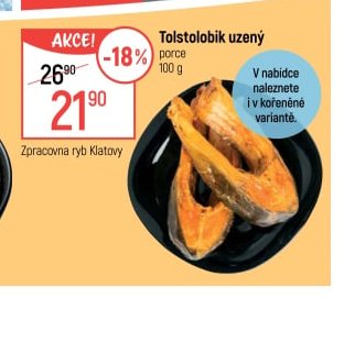 Tolstolobik uzený