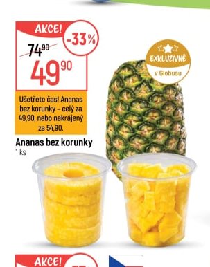 Ananas bez korunky - Globus aktualniletaky.eu
