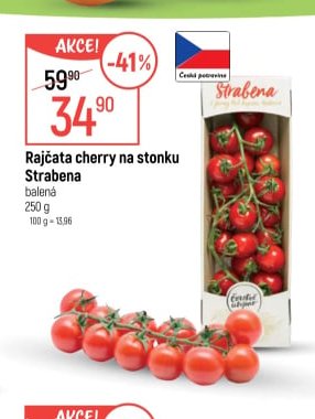 Rajčata cherry na stonku Strabena - Globus aktualniletaky.eu