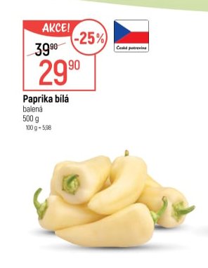 Paprika bílá - Globus aktualniletaky.eu