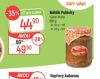 Náhlík Polévky - Globus aktualniletaky.eu
