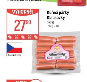 Kuřecí párky Klausovky - Globus aktualniletaky.eu