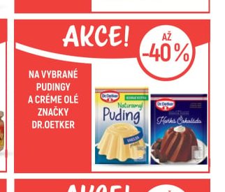Pudingy a créme olé značky Dr. Oetker - Globus aktualniletaky.eu
