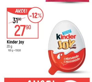 Kinder Joy - Globus aktualniletaky.eu