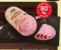 Kostelecké uzeniny ŘEZNICKÁ ŠUNKA VÝBĚROVÁ 100 g