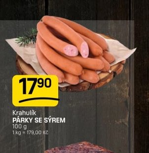 Krahulík PÁRKY SE SÝREM