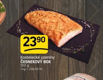 Kostelecké uzeniny ČESNEKOVÝ BOK