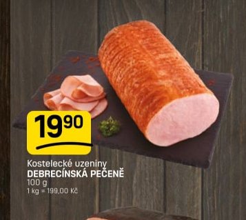 Kostelecké uzeniny DEBRECÍNSKÁ PEČENĚ