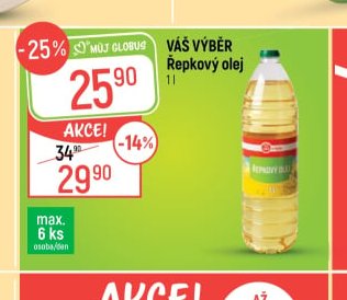 Řepkový olej - Globus aktualniletaky.eu