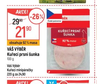 Váš Výběr Kuřecí prsní šunka